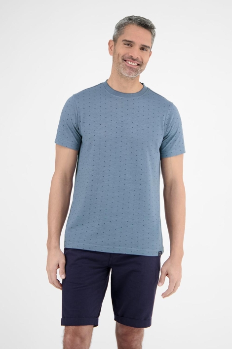 Lerros t-shirt/serafino 1/2 arm
